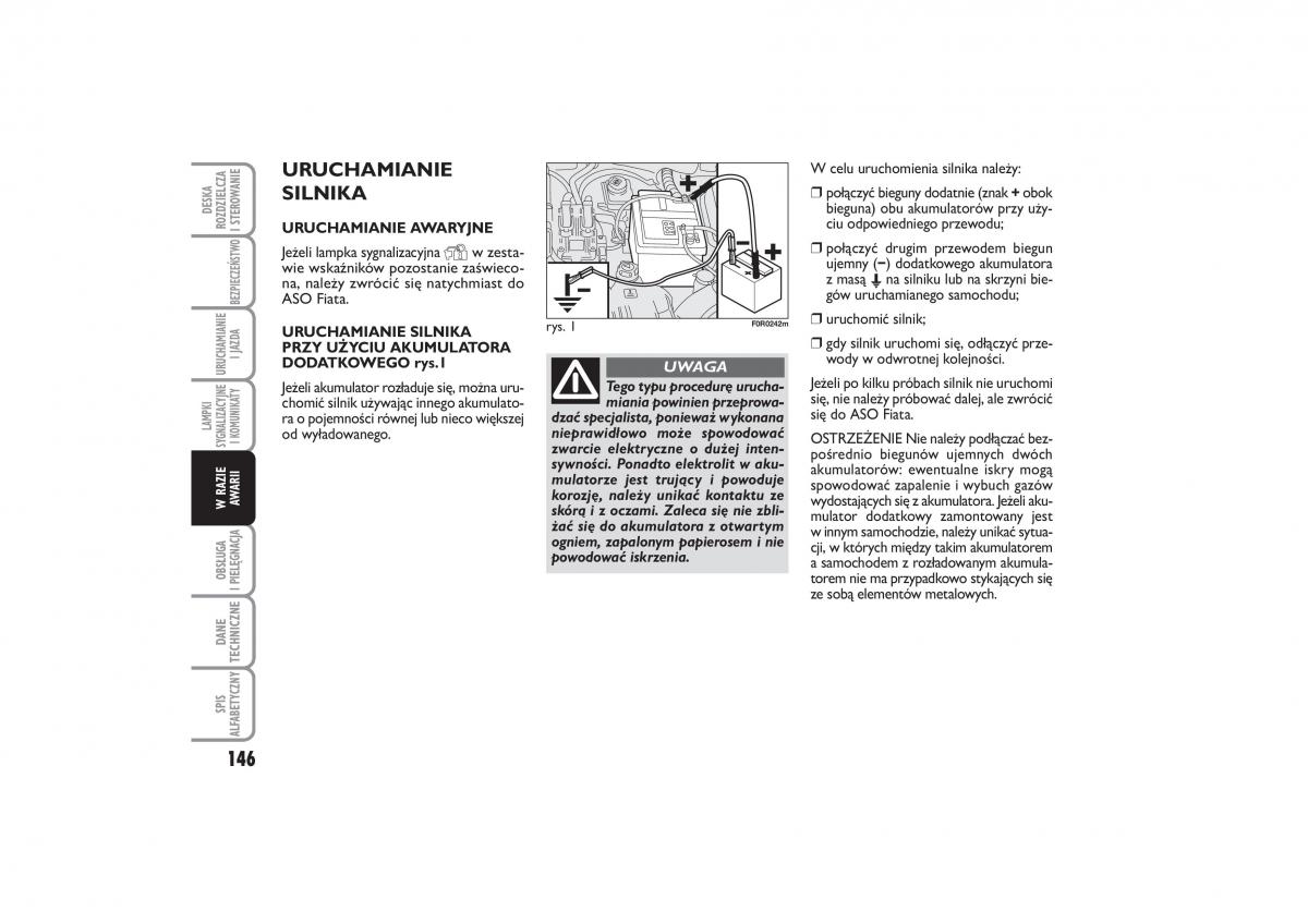 Fiat Linea instrukcja obslugi / page 147