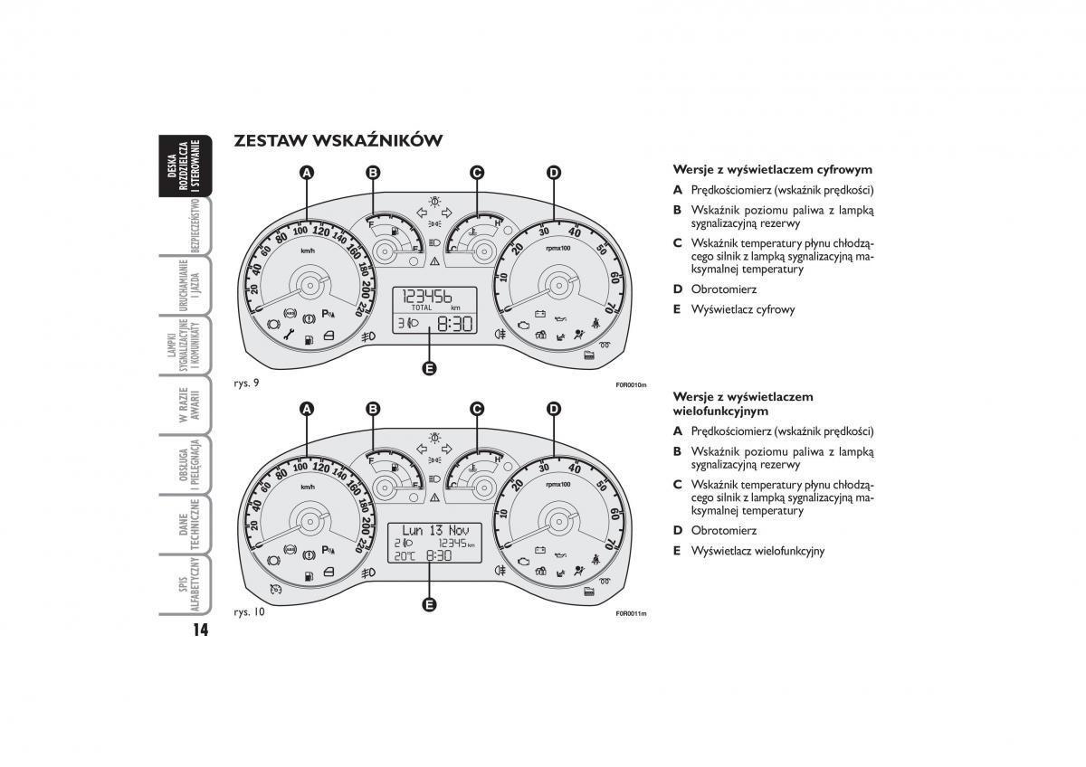 Fiat Linea instrukcja obslugi / page 15