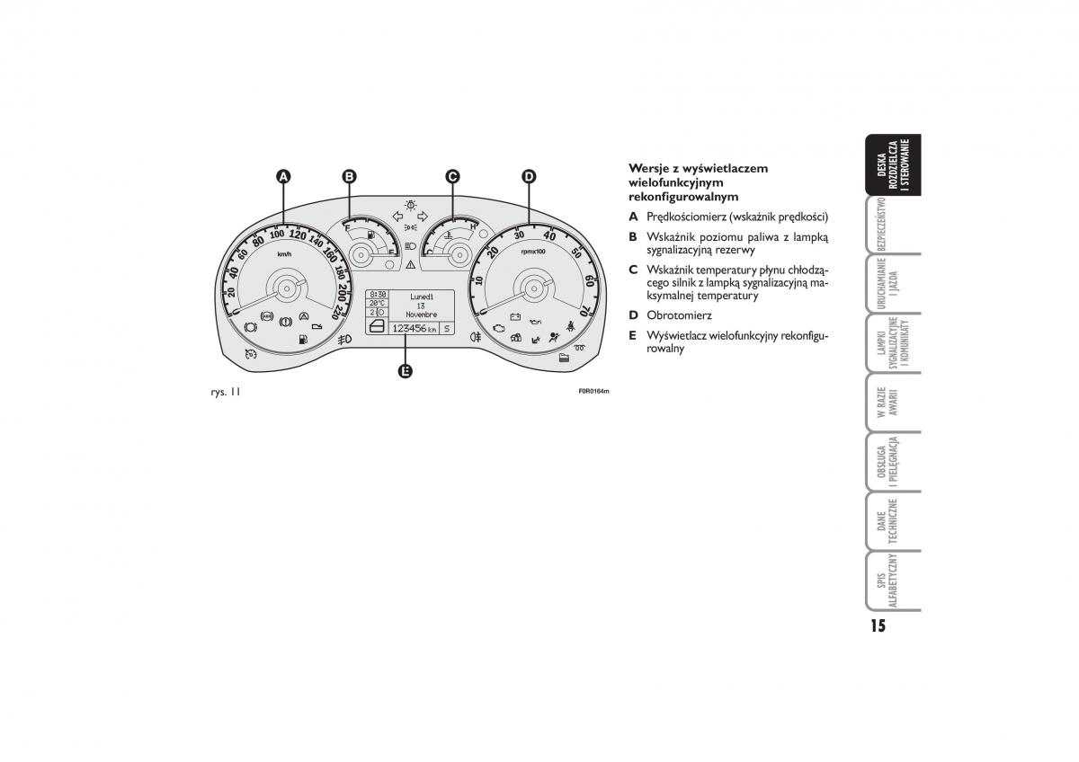 Fiat Linea instrukcja obslugi / page 16