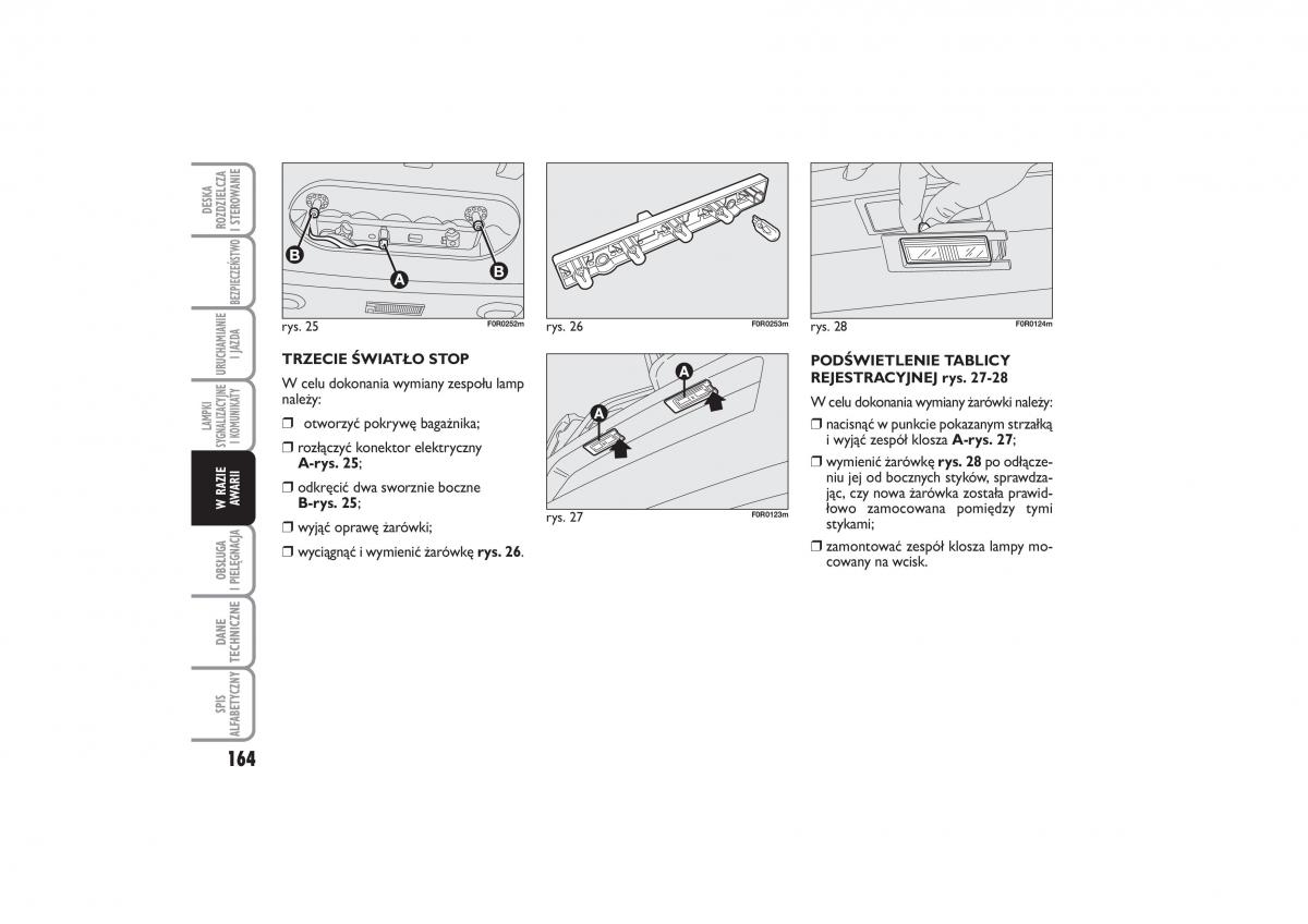 Fiat Linea instrukcja obslugi / page 165