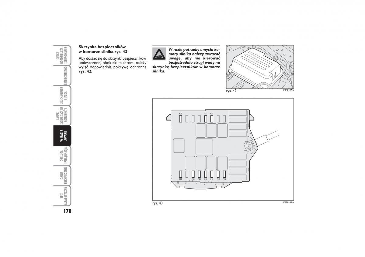 Fiat Linea instrukcja obslugi / page 171