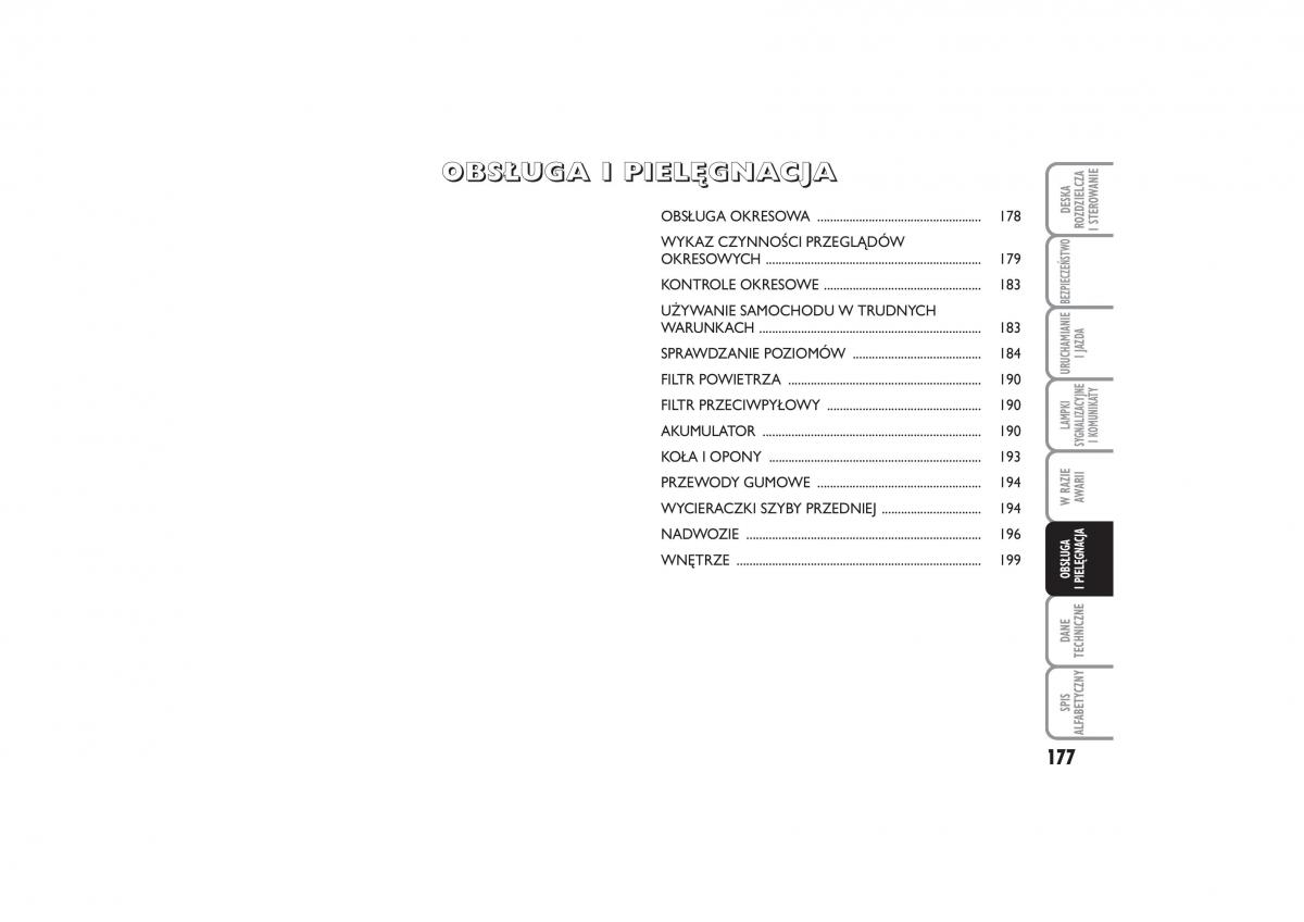 Fiat Linea instrukcja obslugi / page 178