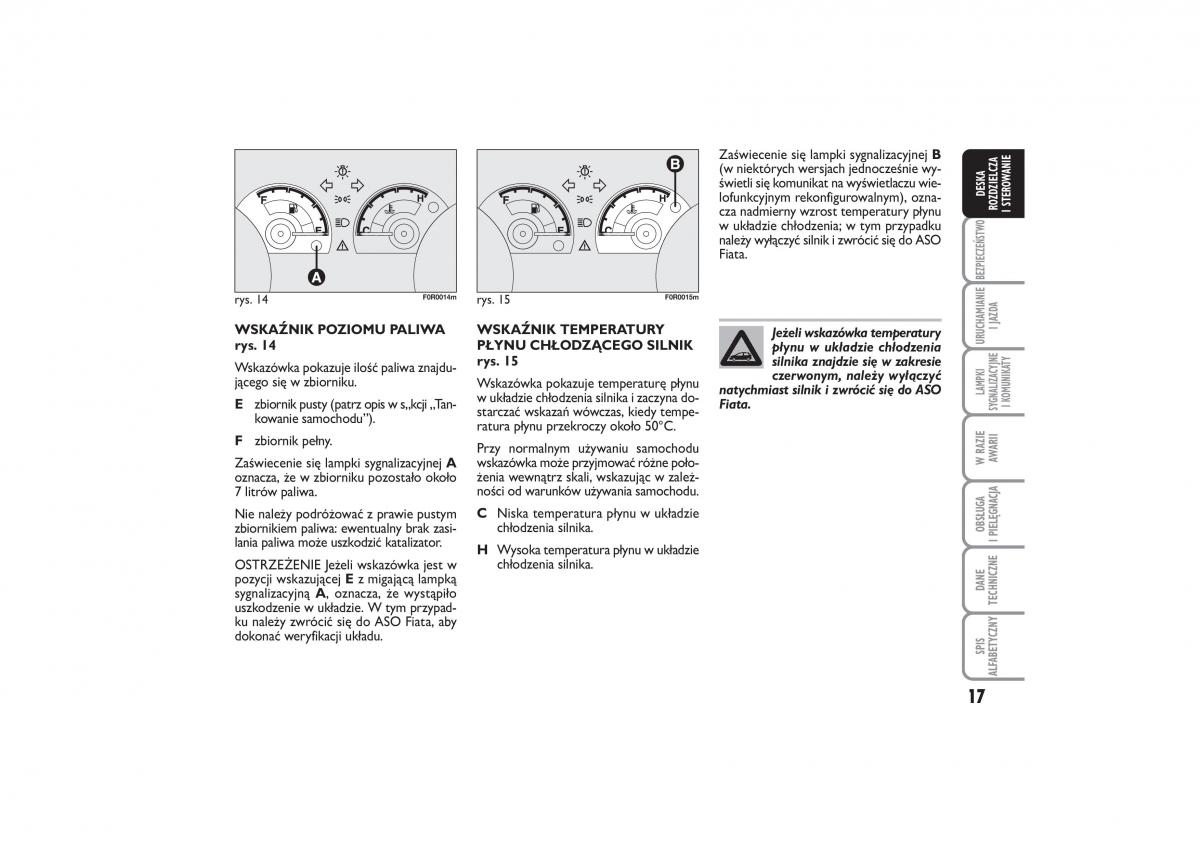 Fiat Linea instrukcja obslugi / page 18