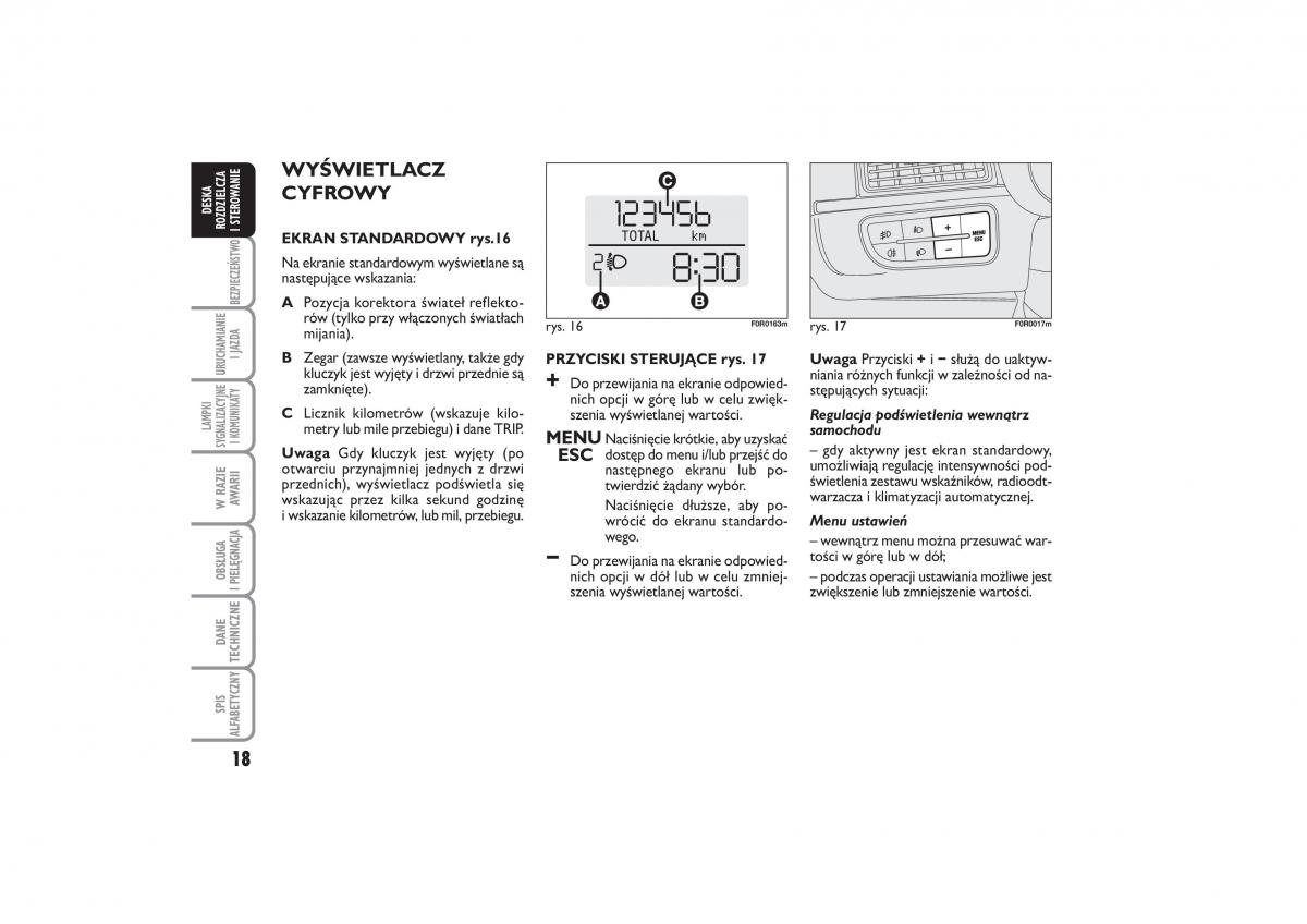 Fiat Linea instrukcja obslugi / page 19