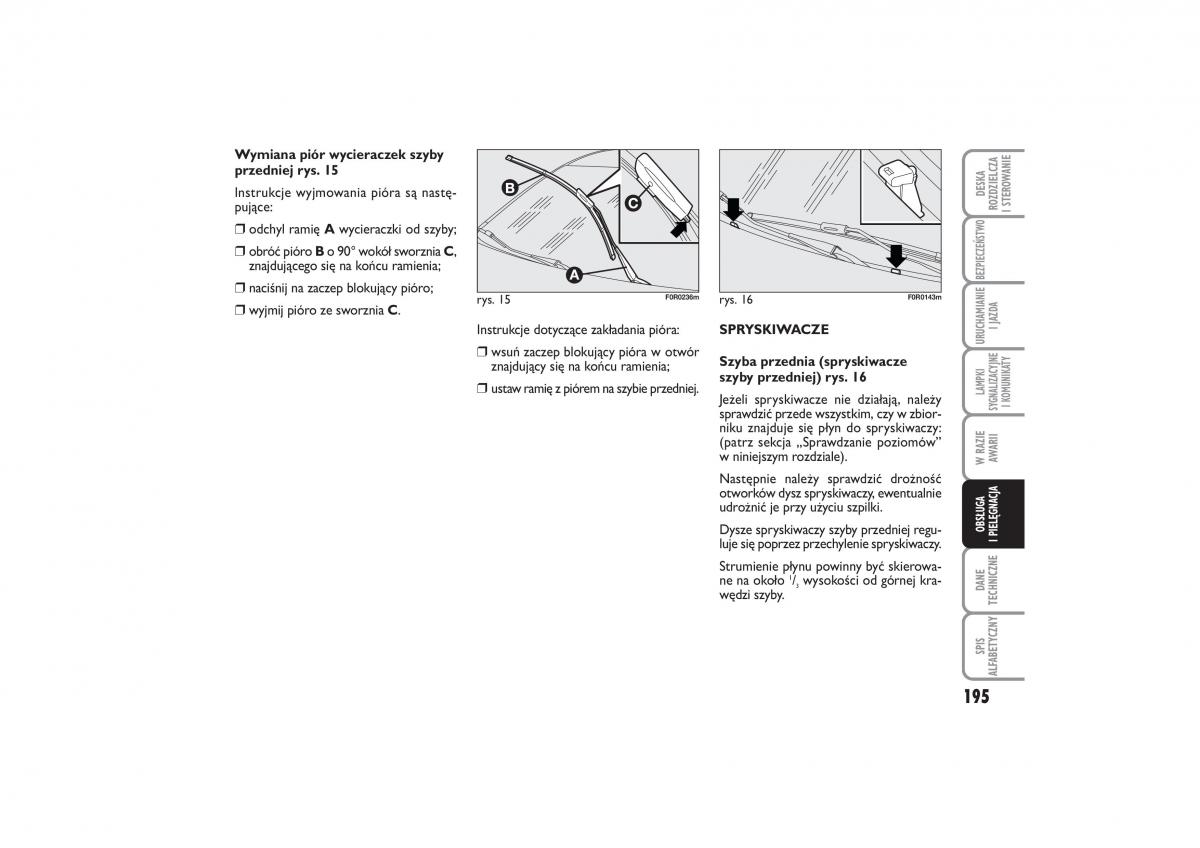 Fiat Linea instrukcja obslugi / page 196