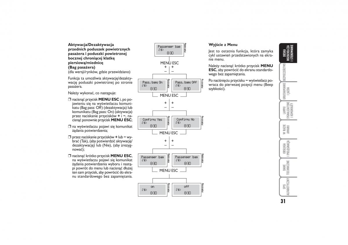 Fiat Linea instrukcja obslugi / page 32