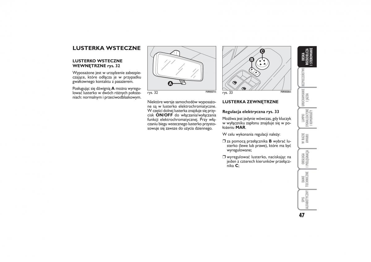 Fiat Linea instrukcja obslugi / page 48