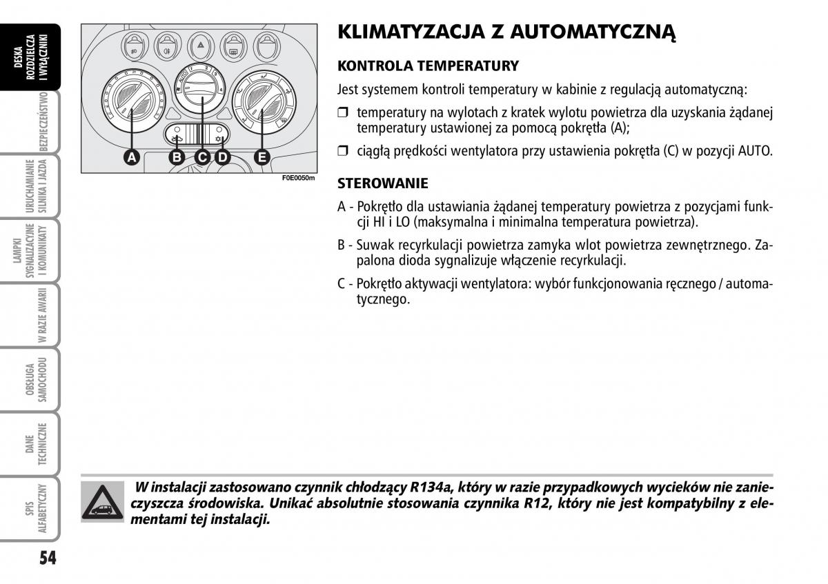 Fiat Multipla II 2 instrukcja obslugi / page 55