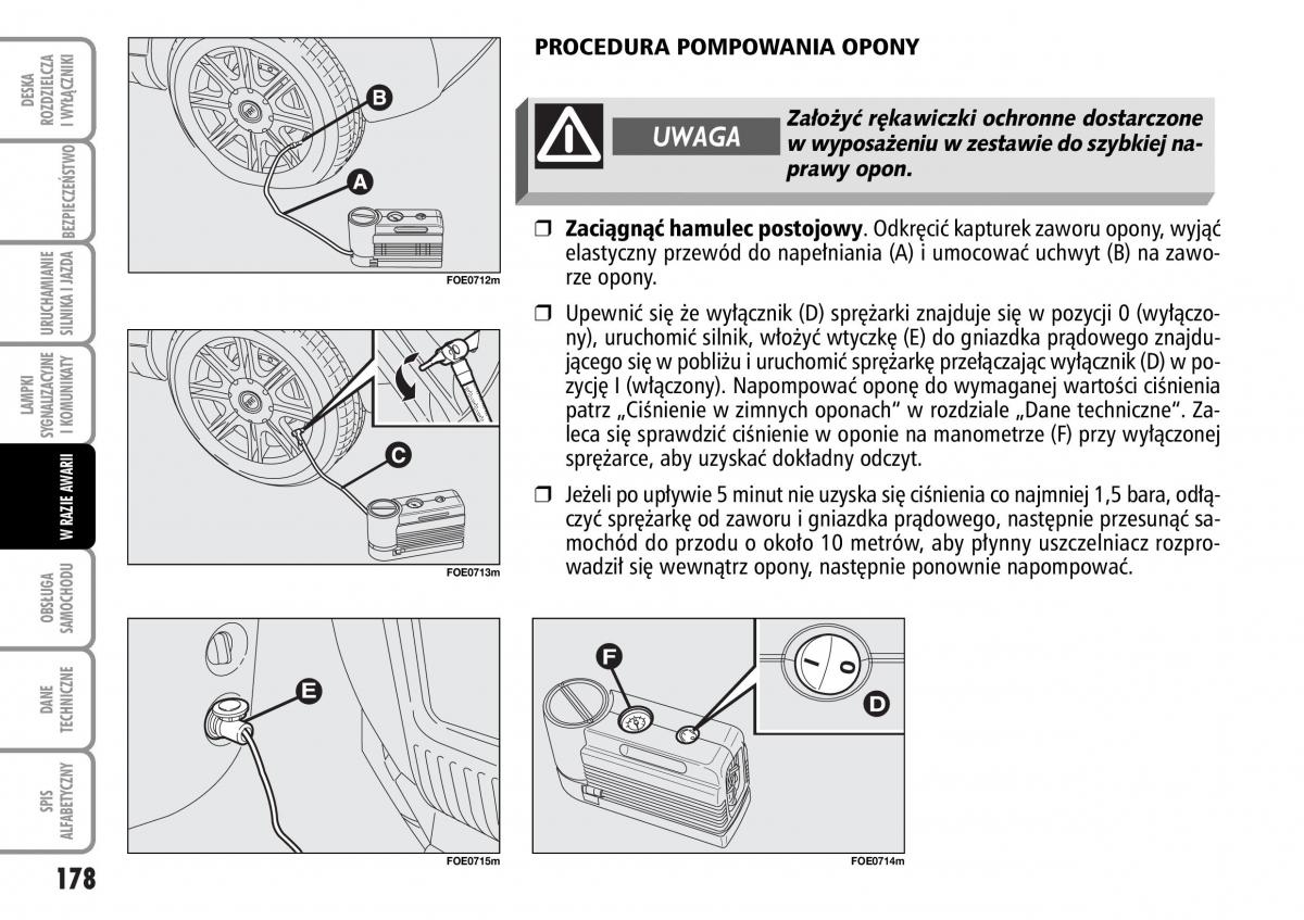 Fiat Multipla II 2 instrukcja obslugi / page 179