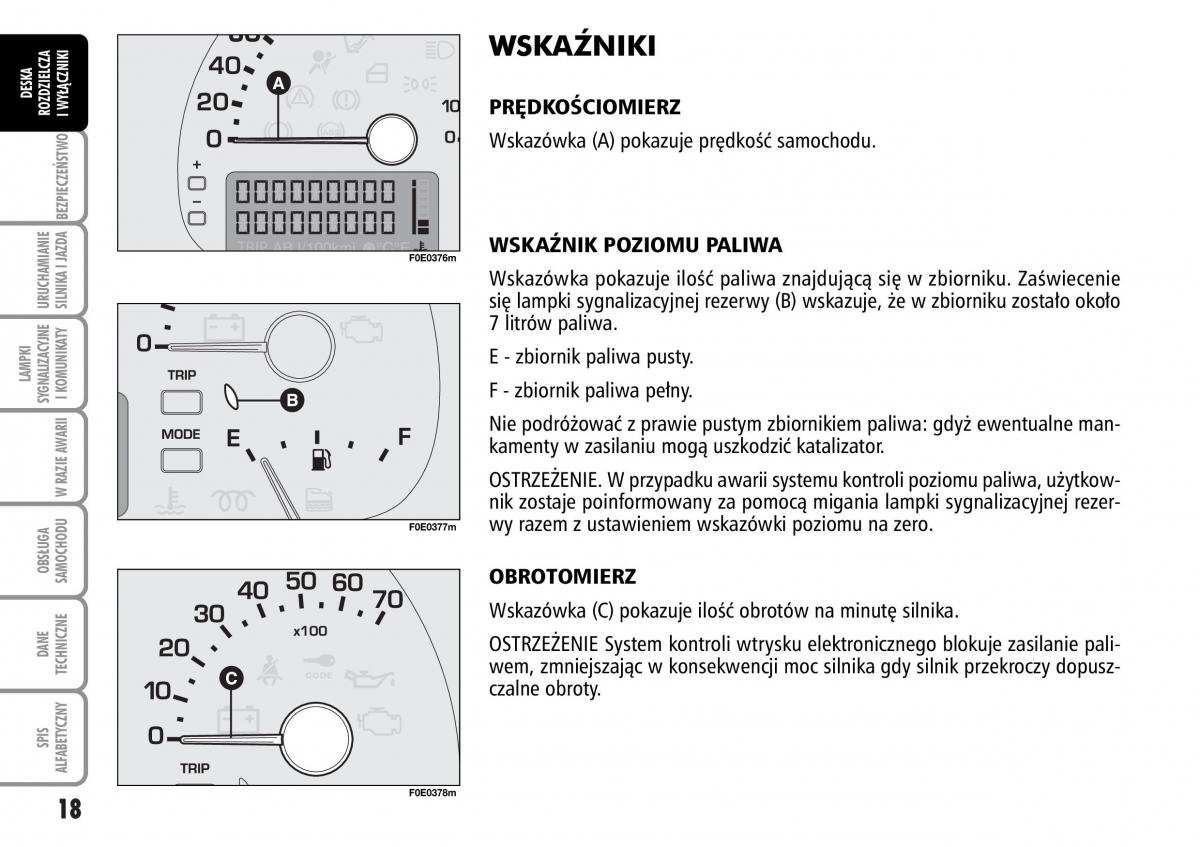 Fiat Multipla II 2 instrukcja obslugi / page 19