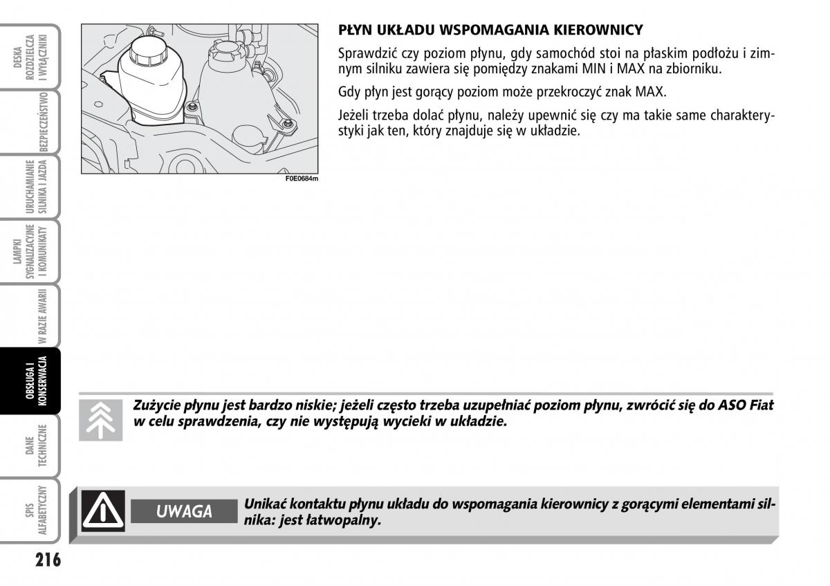 Fiat Multipla II 2 instrukcja obslugi / page 217