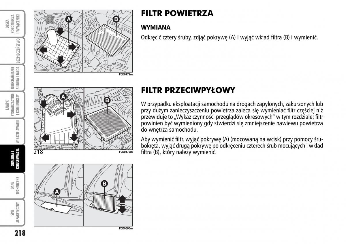 Fiat Multipla II 2 instrukcja obslugi / page 219