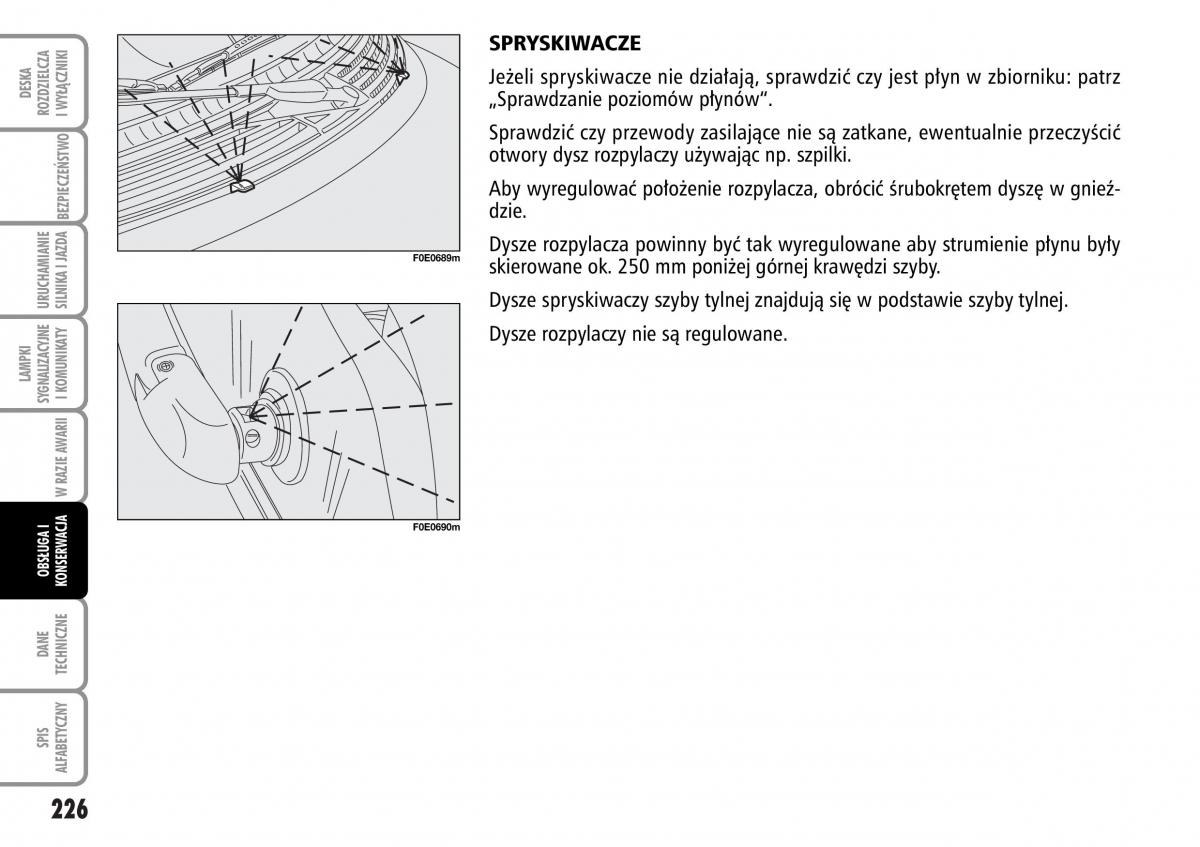 Fiat Multipla II 2 instrukcja obslugi / page 227