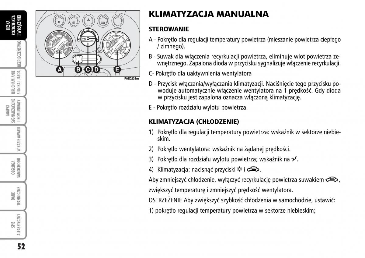 Fiat Multipla II 2 instrukcja obslugi / page 53