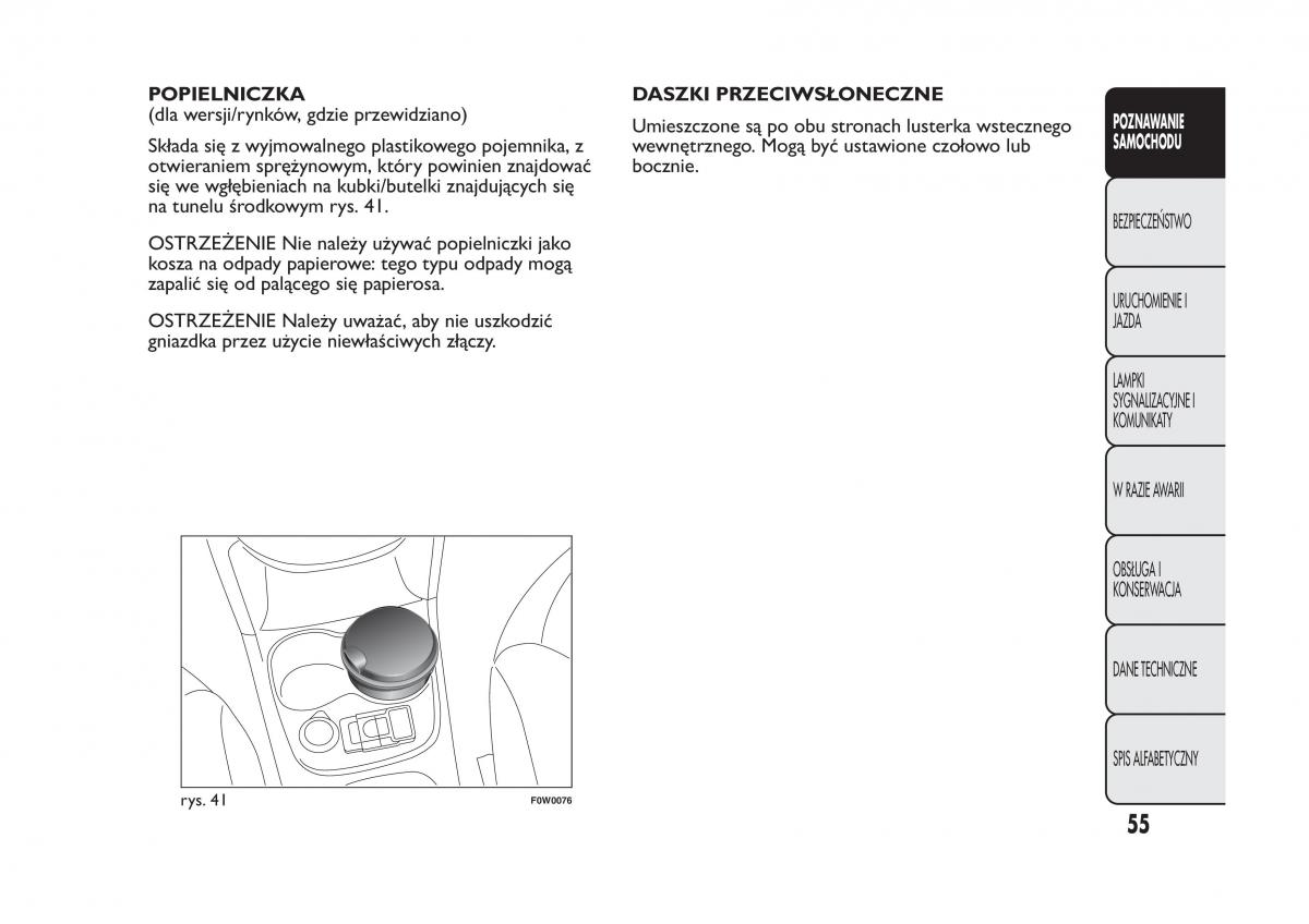 Fiat Panda III 3 instrukcja obslugi / page 59
