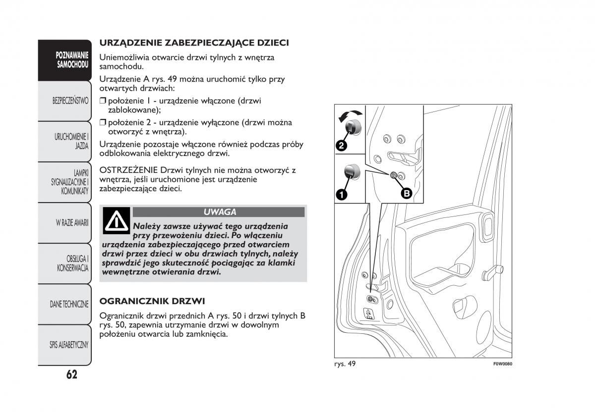 Fiat Panda III 3 instrukcja obslugi / page 66