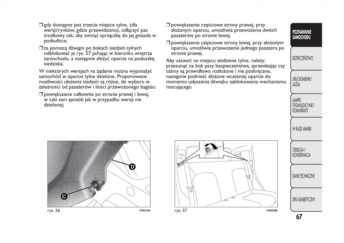 Fiat Panda III 3 instrukcja obslugi / page 71