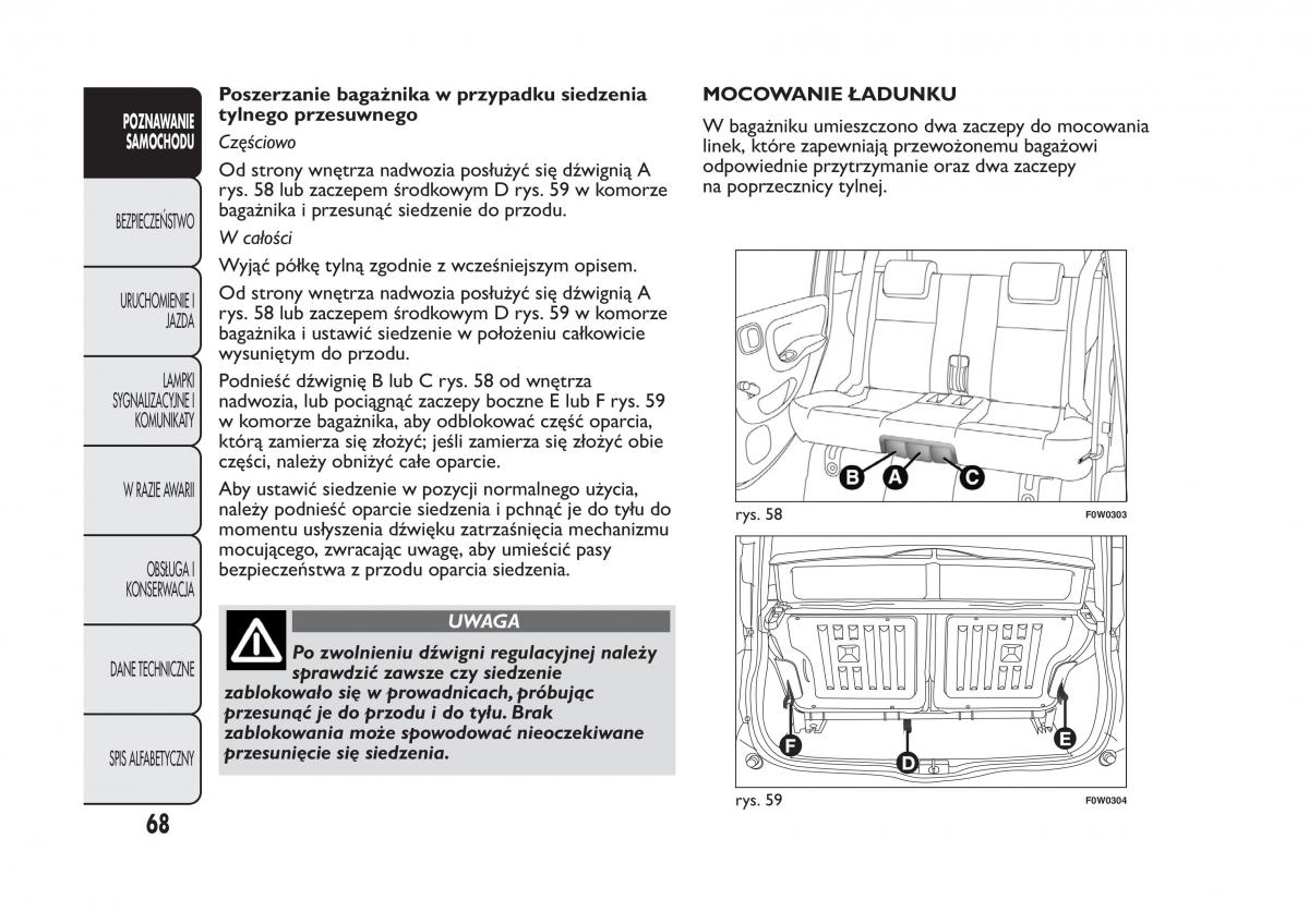 Fiat Panda III 3 instrukcja obslugi / page 72