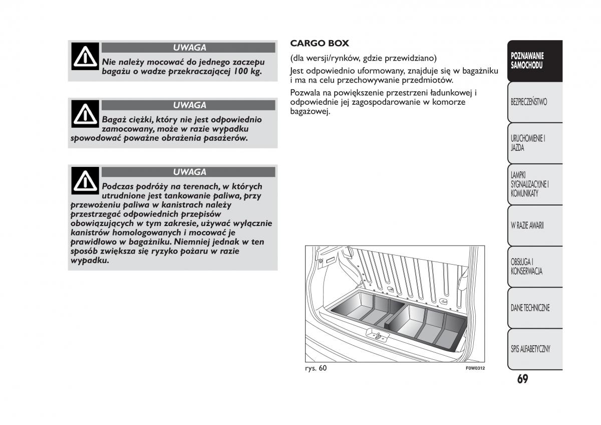 Fiat Panda III 3 instrukcja obslugi / page 73