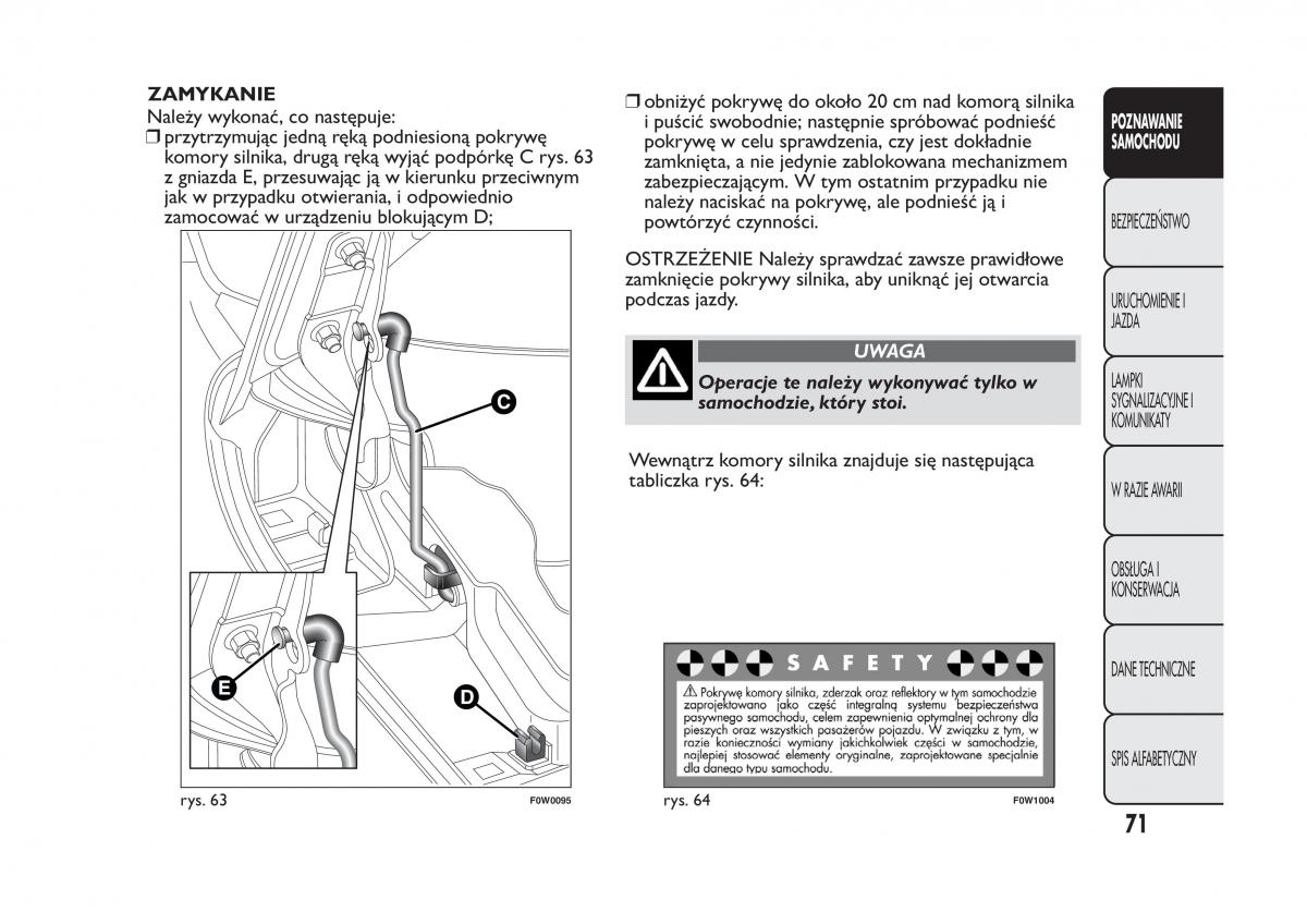 Fiat Panda III 3 instrukcja obslugi / page 75