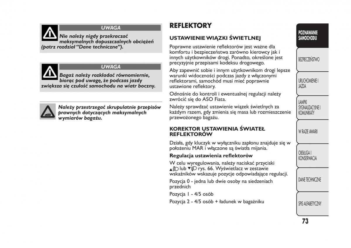 Fiat Panda III 3 instrukcja obslugi / page 77