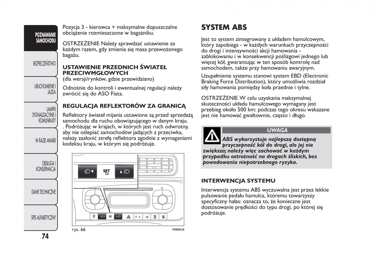 Fiat Panda III 3 instrukcja obslugi / page 78