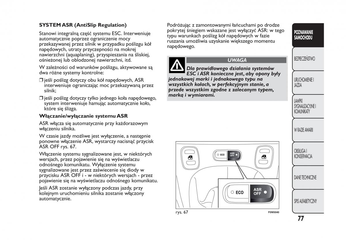 Fiat Panda III 3 instrukcja obslugi / page 81