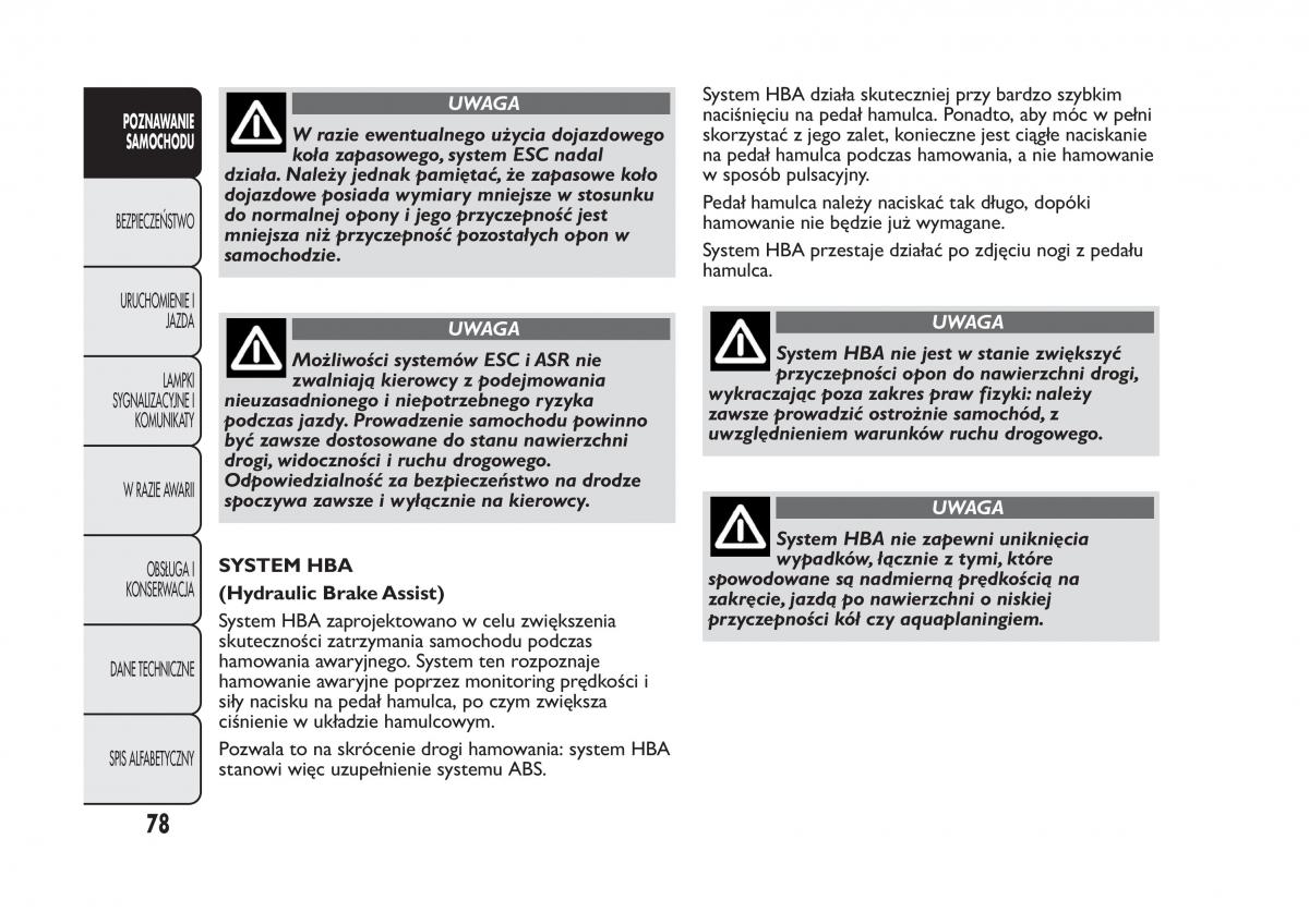 Fiat Panda III 3 instrukcja obslugi / page 82