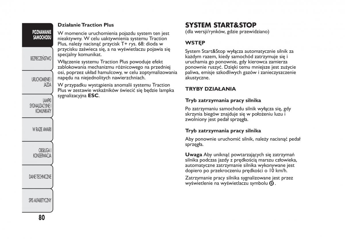 Fiat Panda III 3 instrukcja obslugi / page 84