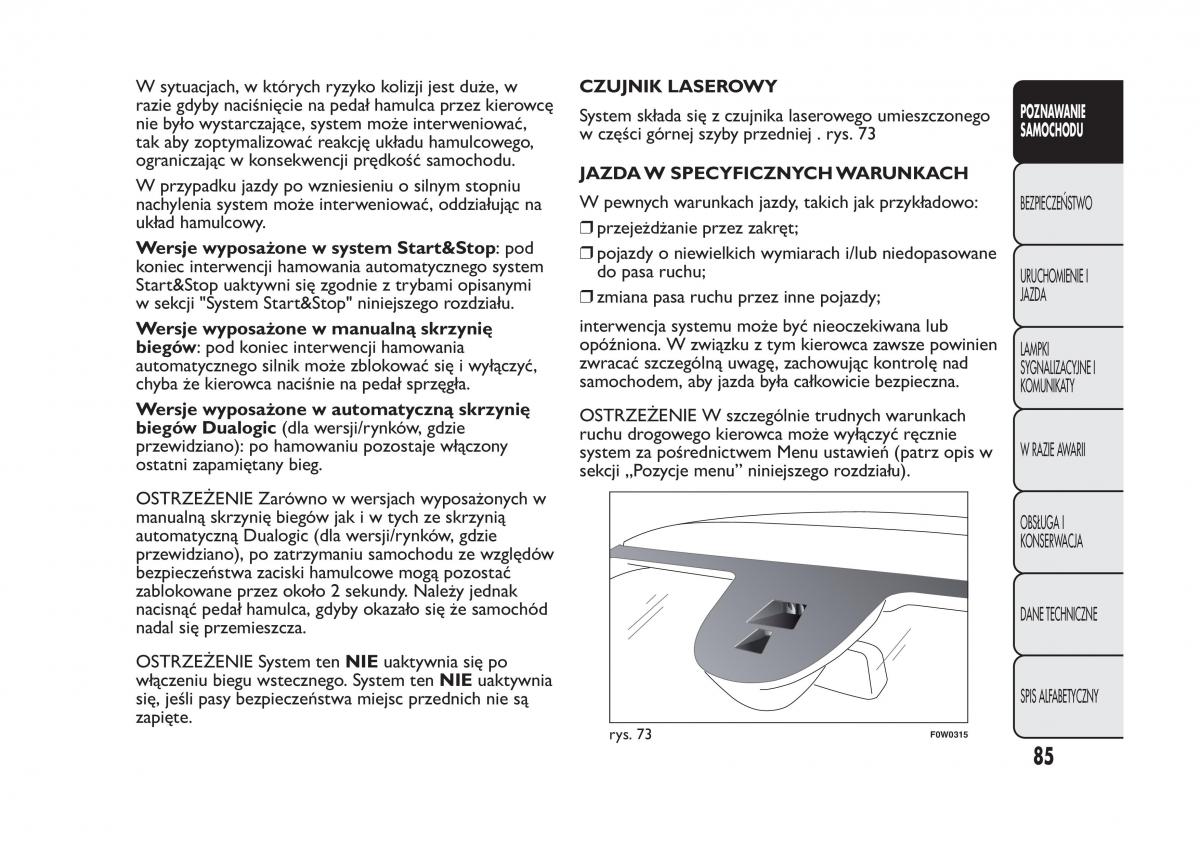 Fiat Panda III 3 instrukcja obslugi / page 89