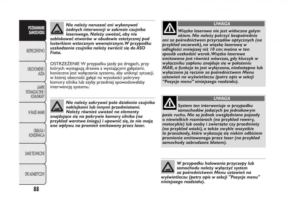 Fiat Panda III 3 instrukcja obslugi / page 92