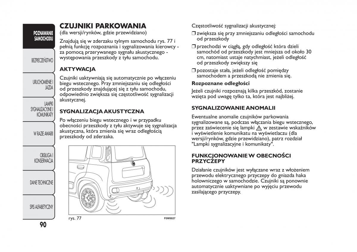 Fiat Panda III 3 instrukcja obslugi / page 94