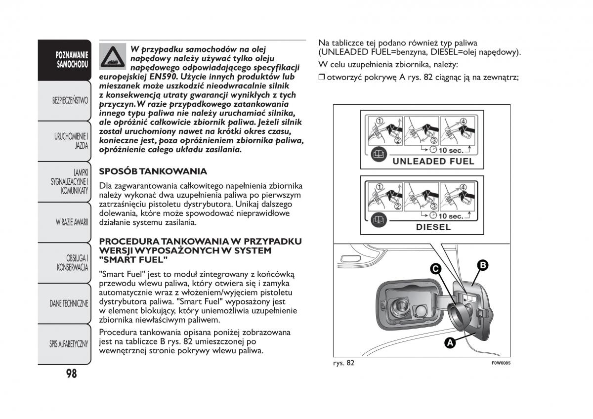 Fiat Panda III 3 instrukcja obslugi / page 102