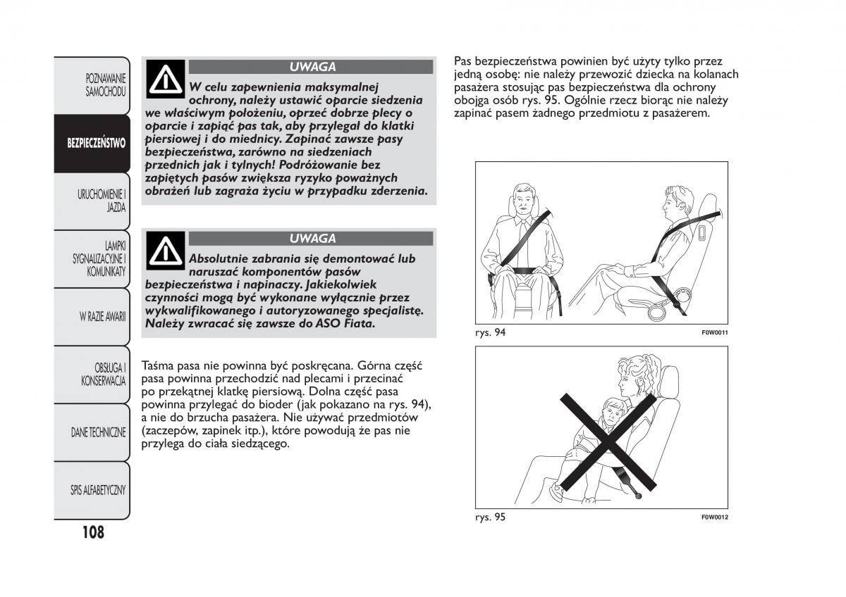 Fiat Panda III 3 instrukcja obslugi / page 112