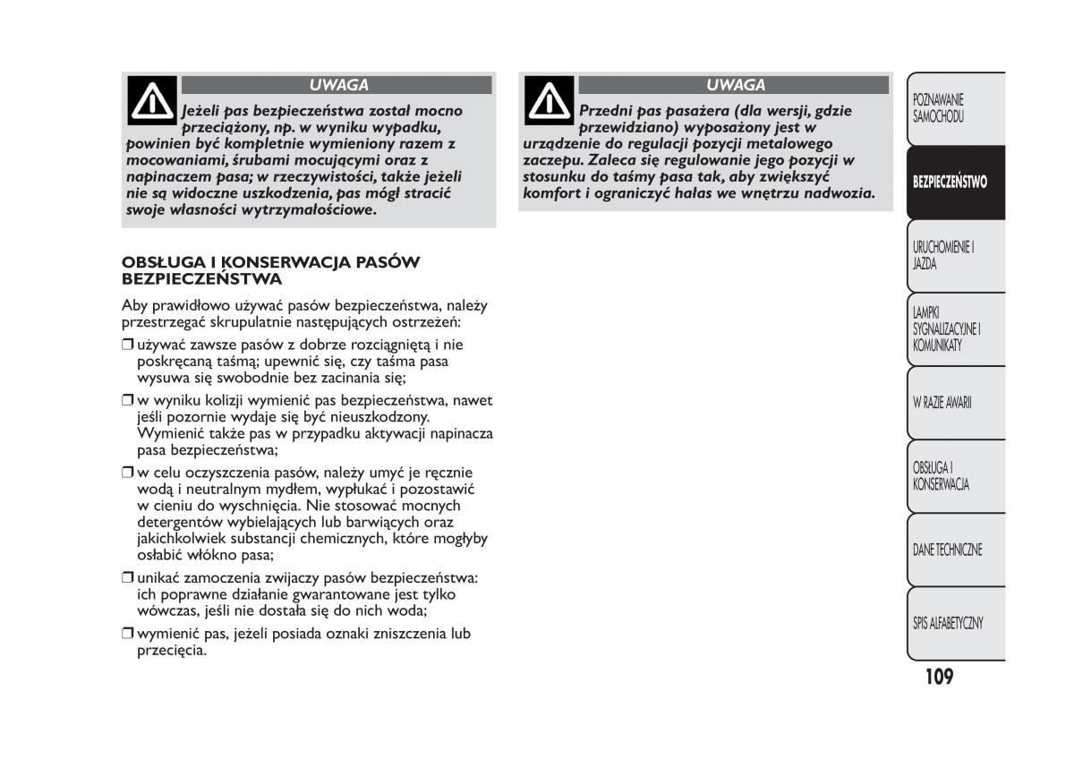 Fiat Panda III 3 instrukcja obslugi / page 113