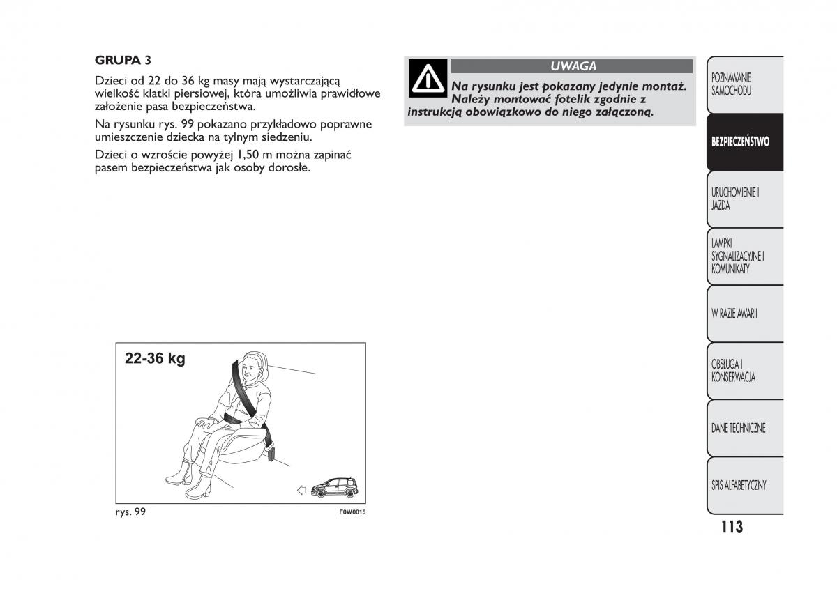 Fiat Panda III 3 instrukcja obslugi / page 117