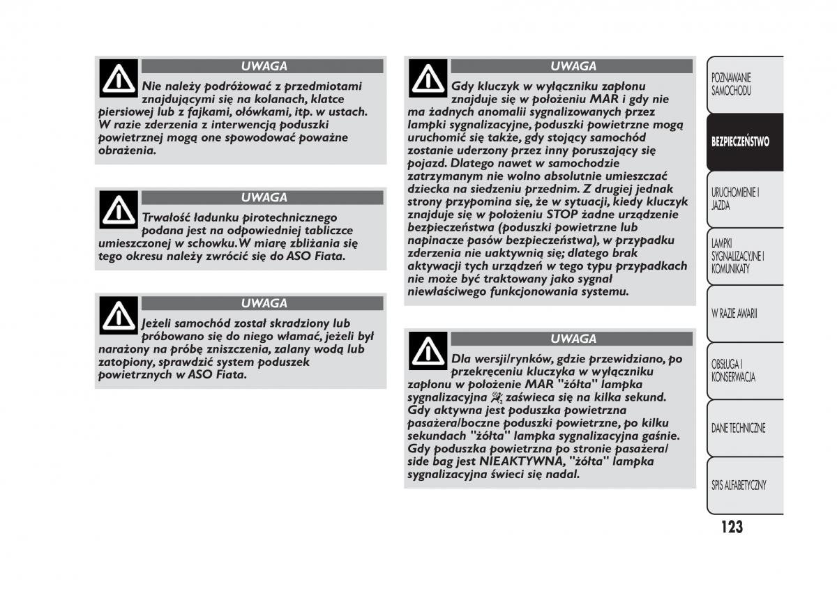 Fiat Panda III 3 instrukcja obslugi / page 127