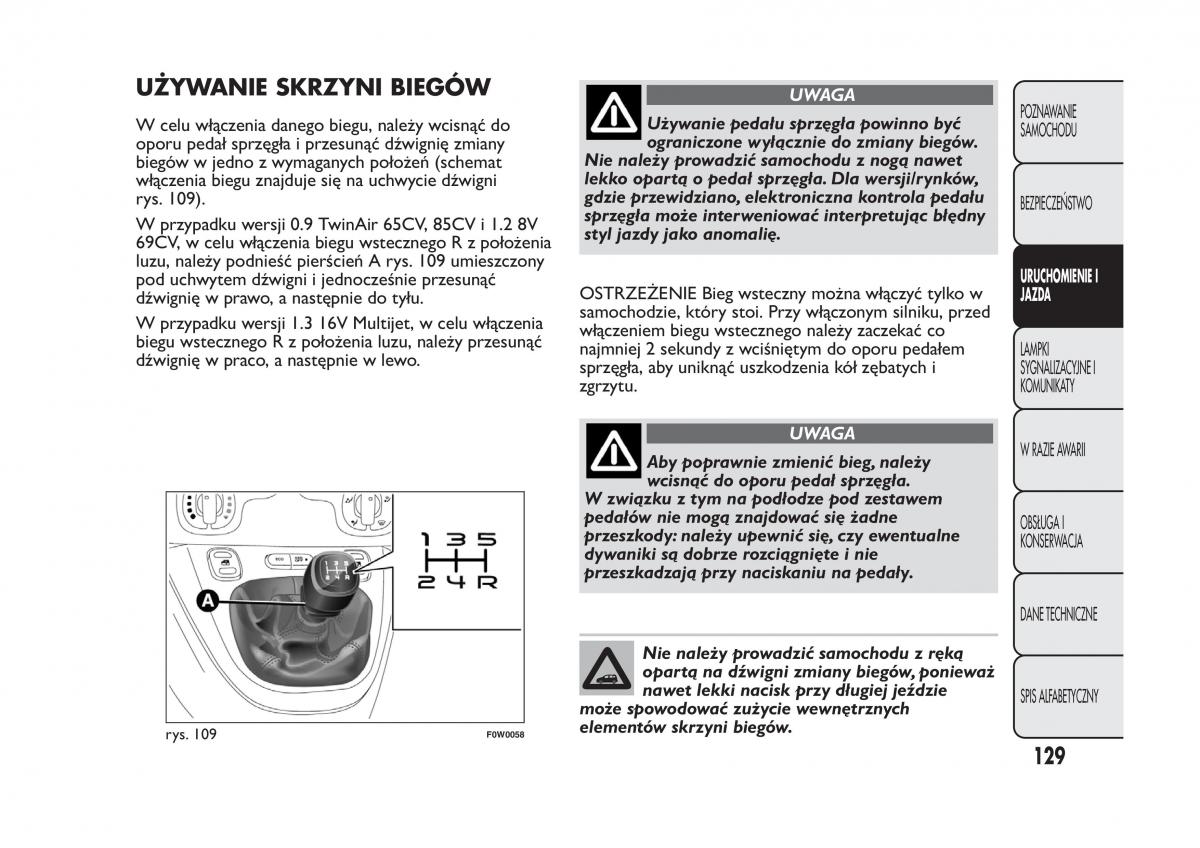 Fiat Panda III 3 instrukcja obslugi / page 133