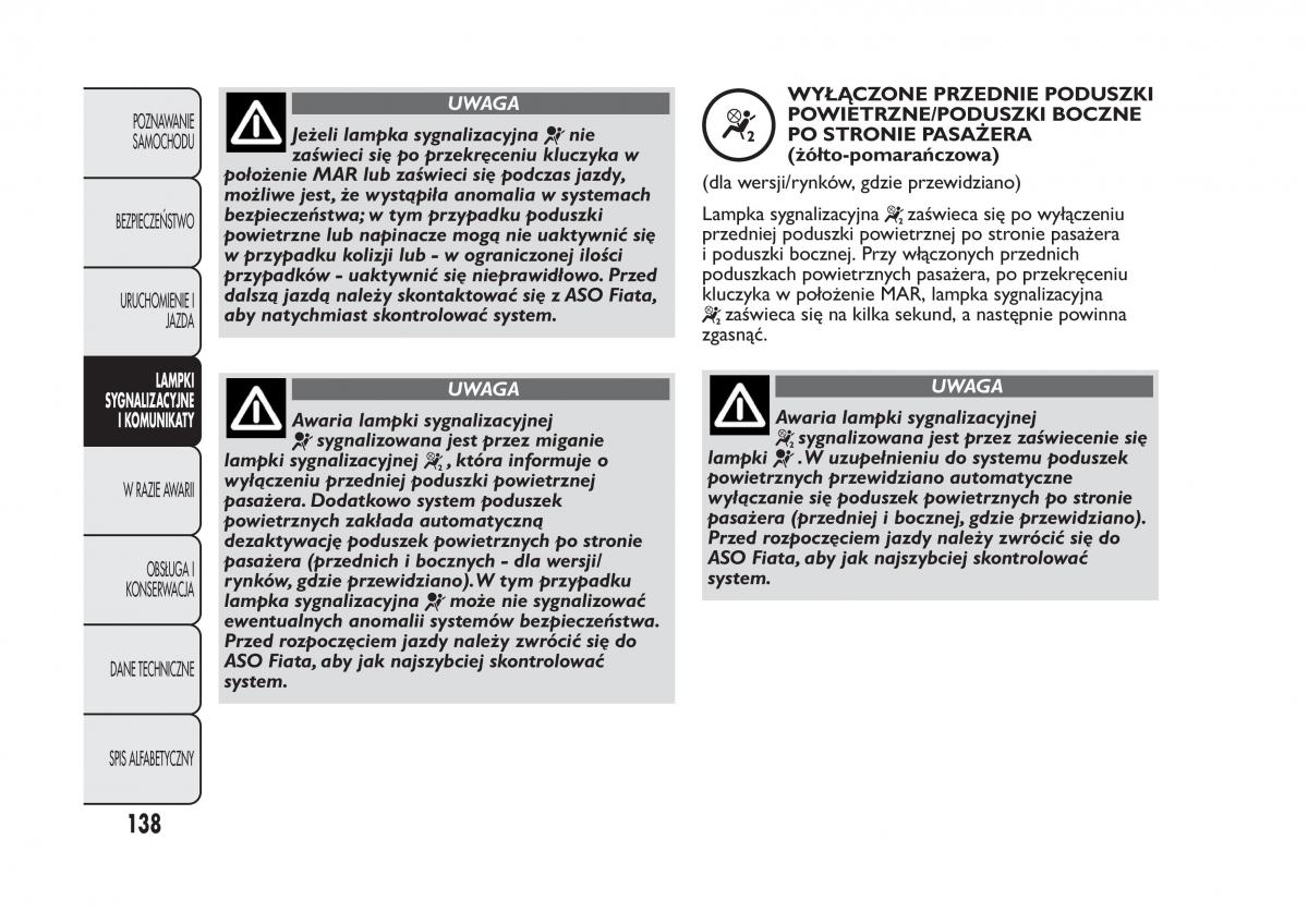 Fiat Panda III 3 instrukcja obslugi / page 142