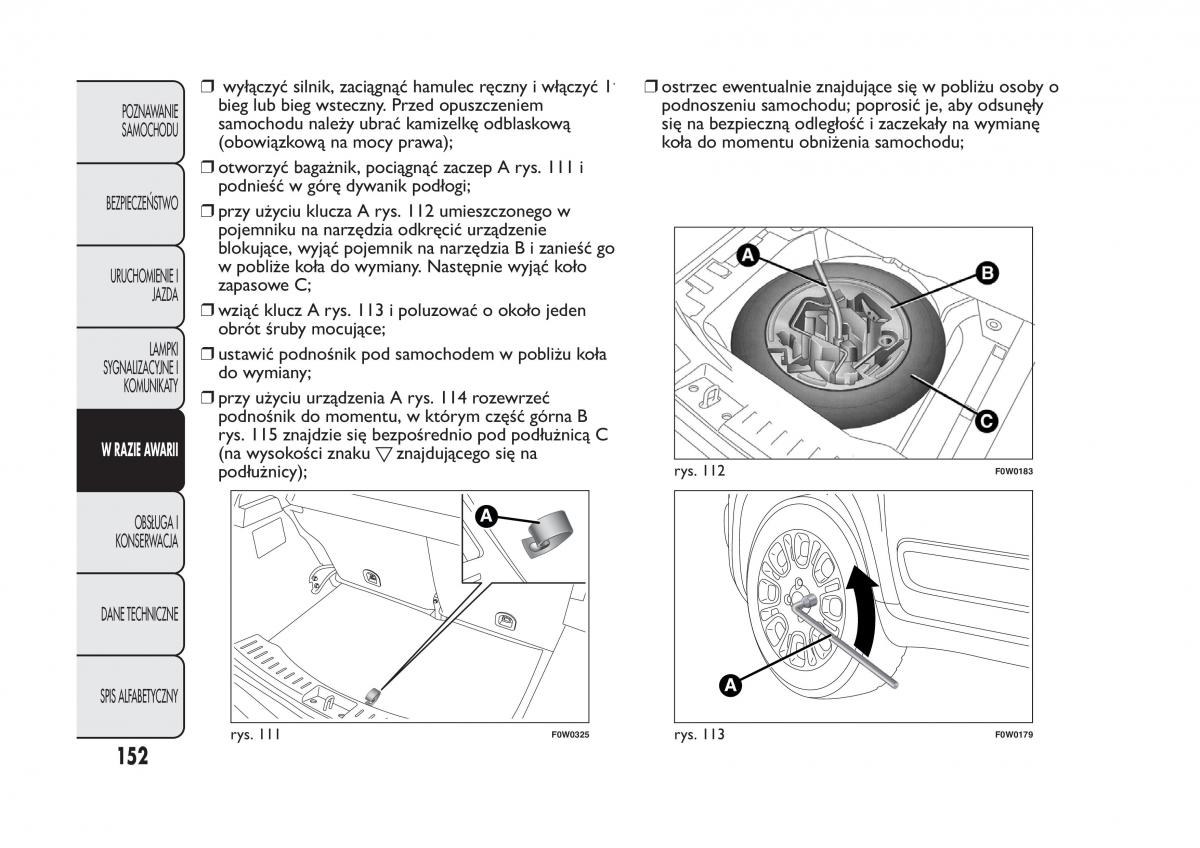 Fiat Panda III 3 instrukcja obslugi / page 156