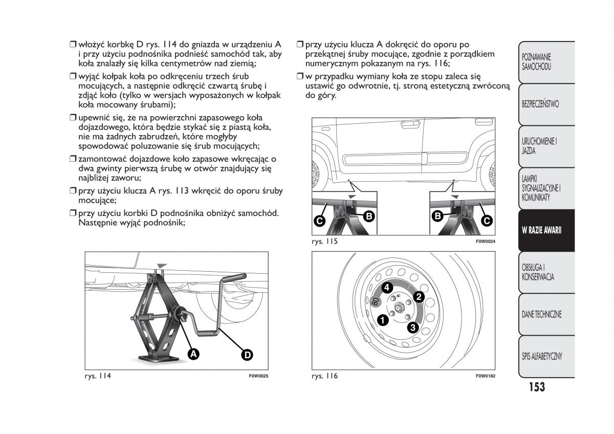 Fiat Panda III 3 instrukcja obslugi / page 157