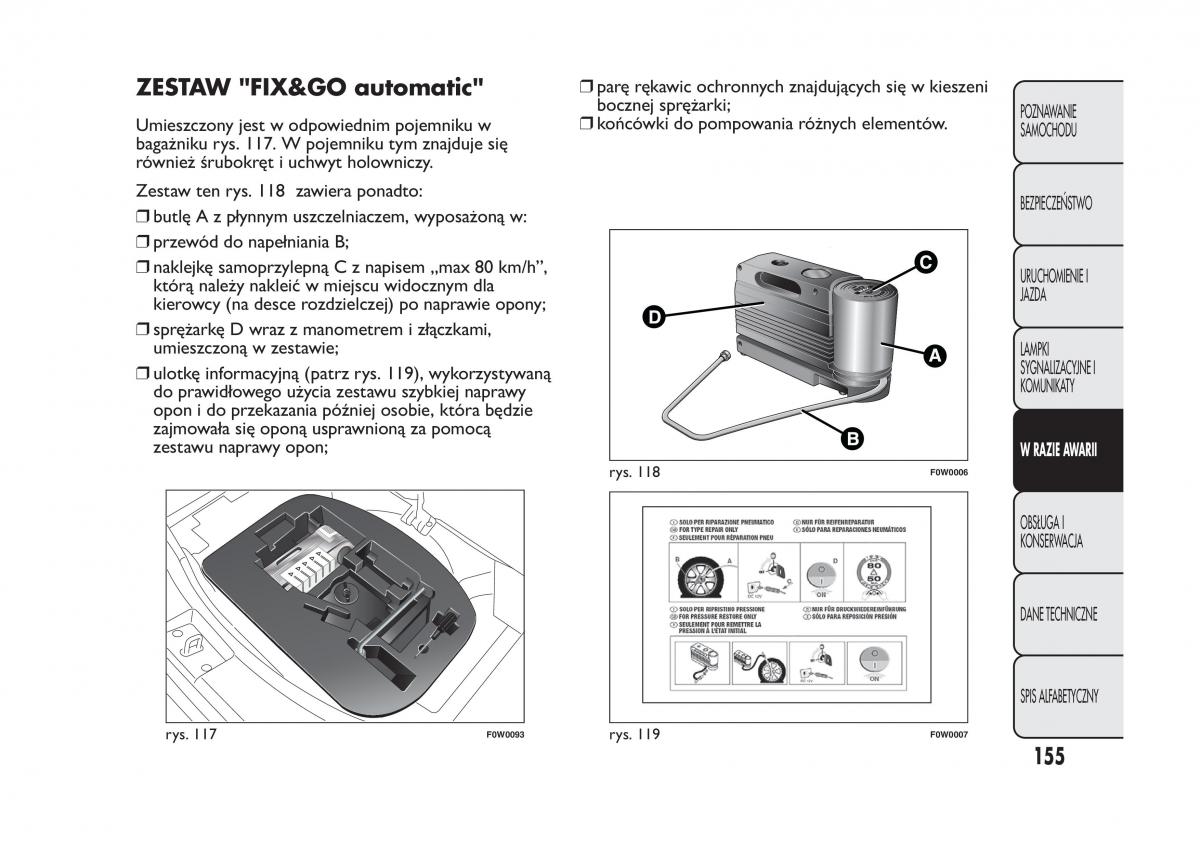 Fiat Panda III 3 instrukcja obslugi / page 159