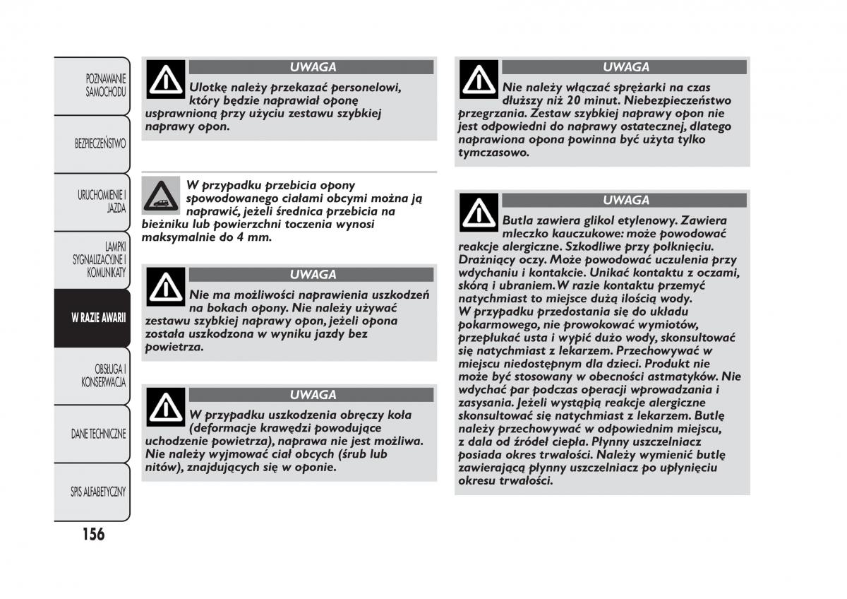 Fiat Panda III 3 instrukcja obslugi / page 160