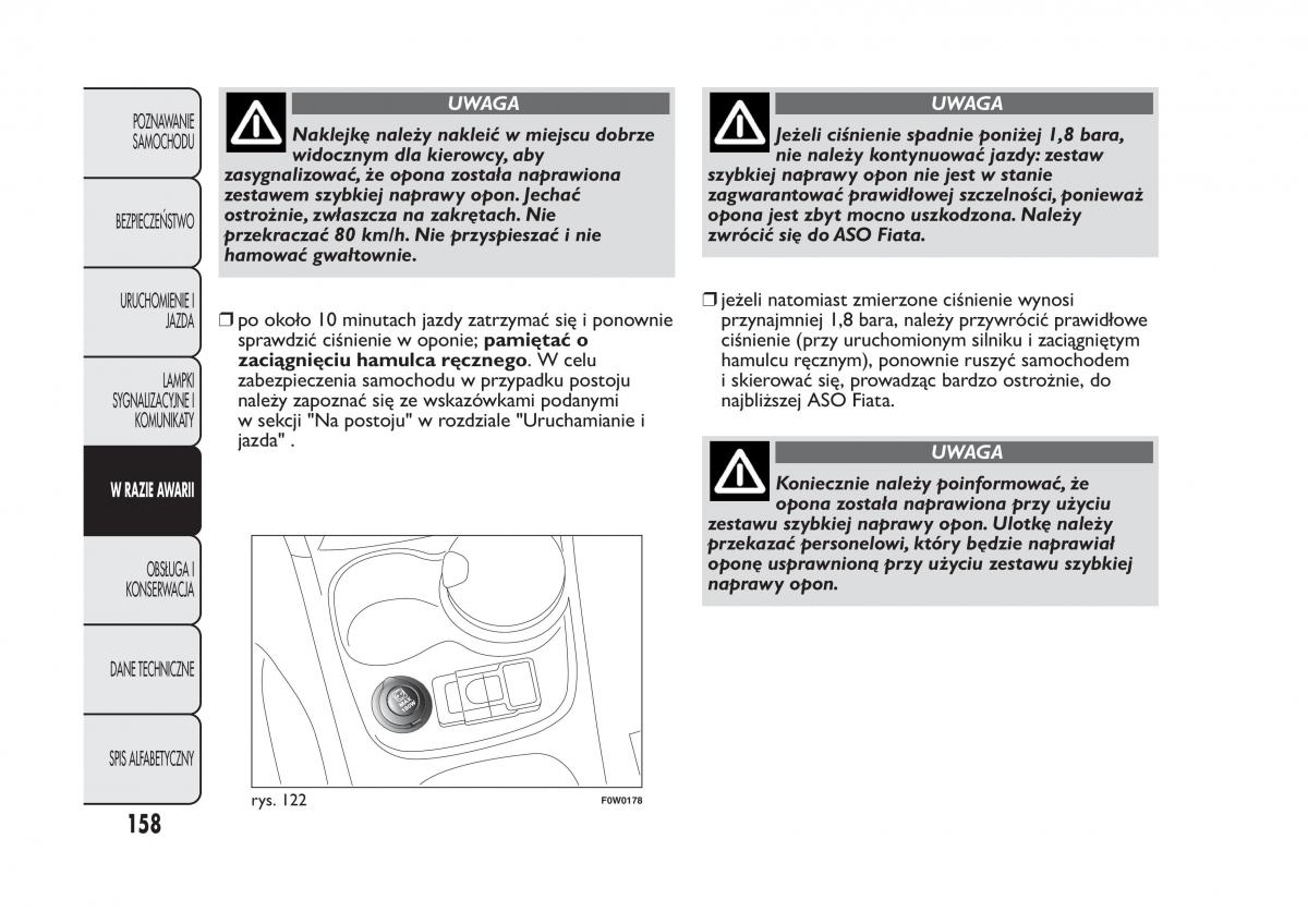 Fiat Panda III 3 instrukcja obslugi / page 162