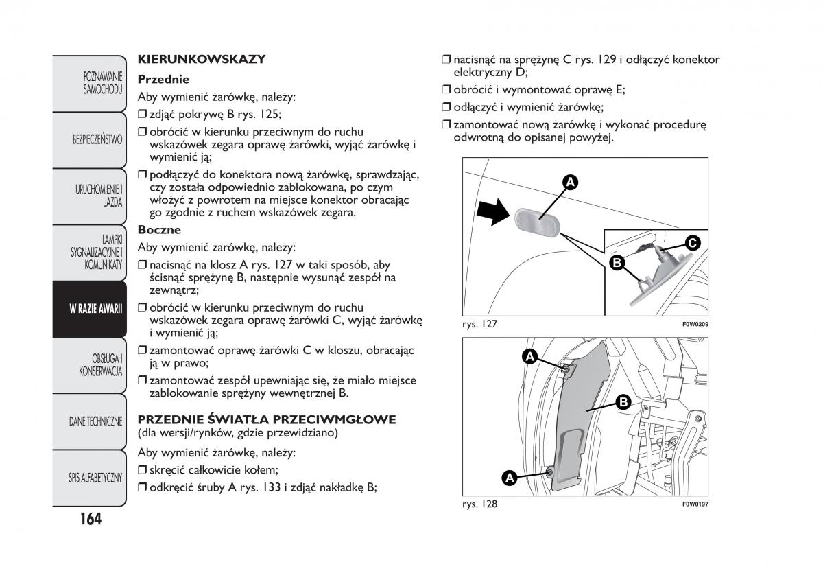 Fiat Panda III 3 instrukcja obslugi / page 168