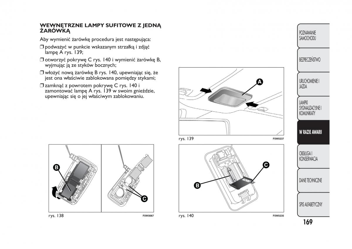 Fiat Panda III 3 instrukcja obslugi / page 173