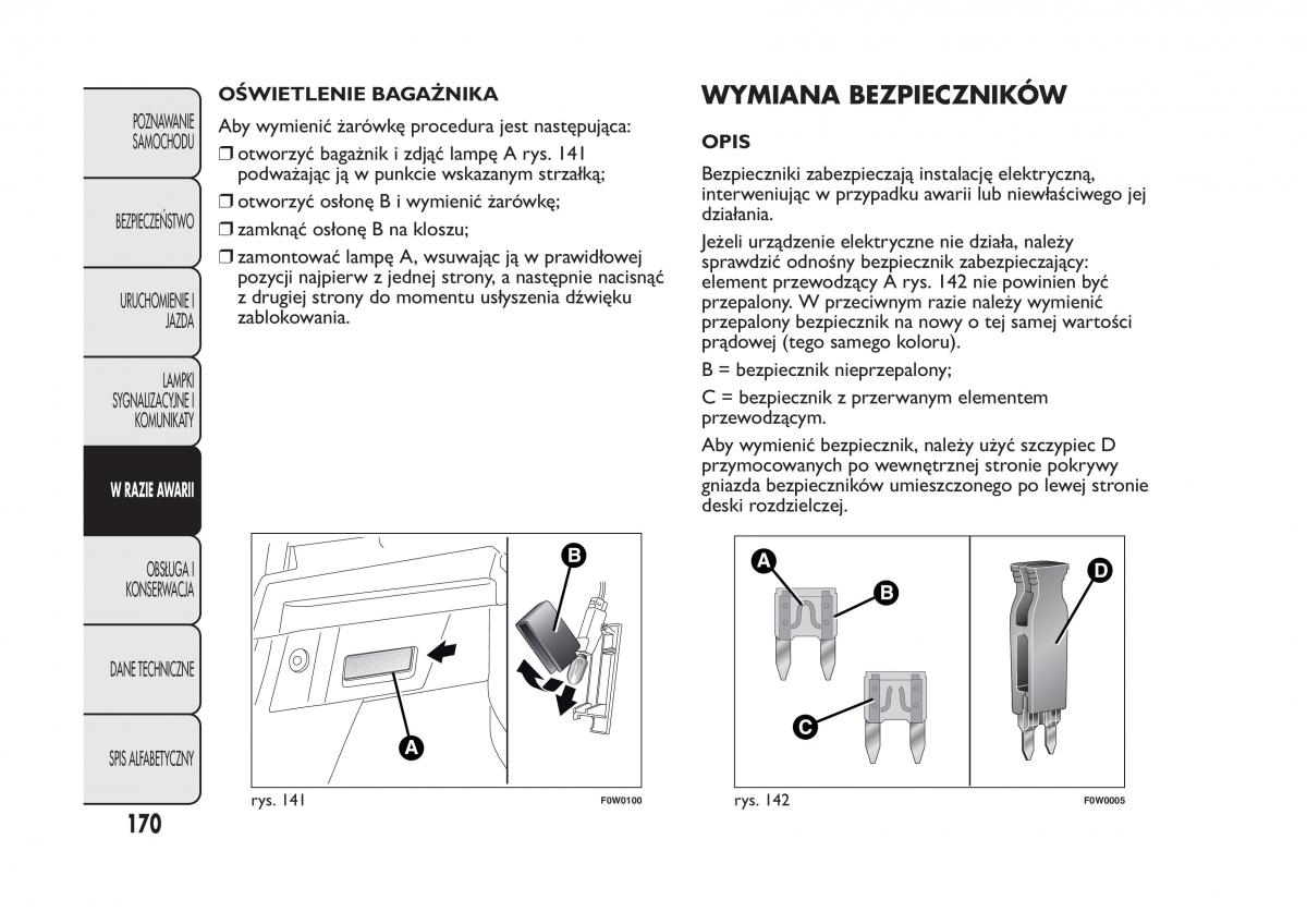 Fiat Panda III 3 instrukcja obslugi / page 174