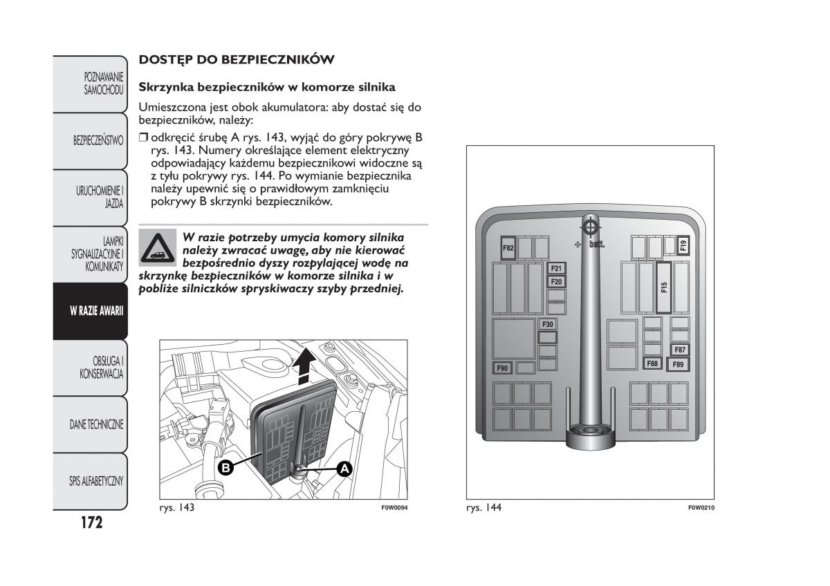 Fiat Panda III 3 instrukcja obslugi / page 176