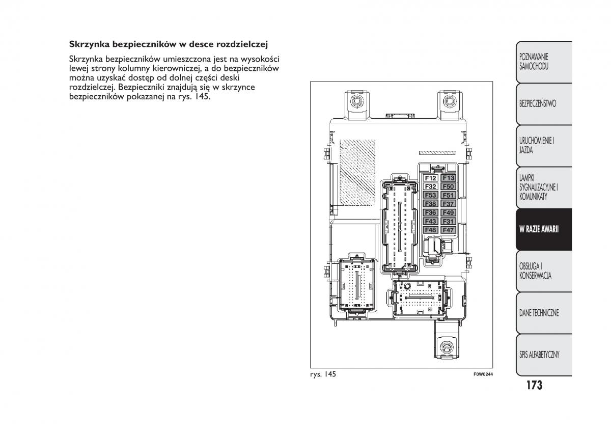 Fiat Panda III 3 instrukcja obslugi / page 177