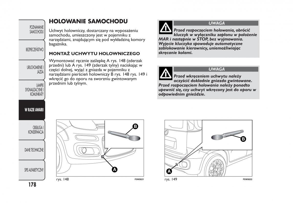 Fiat Panda III 3 instrukcja obslugi / page 182